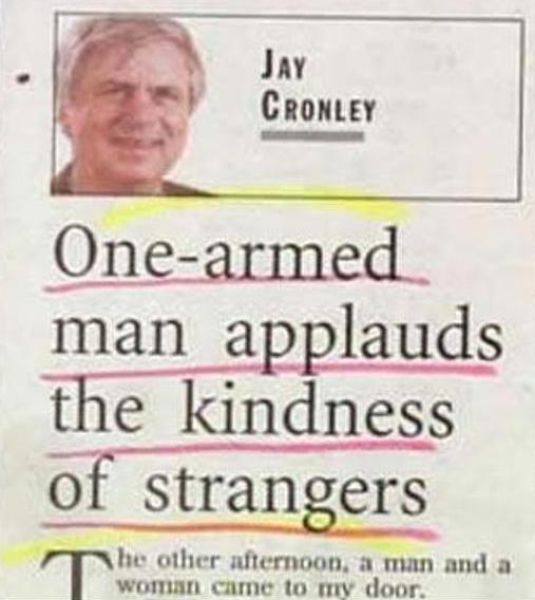 Odd and Amusing Newspaper Headlines