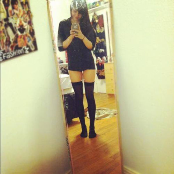 Cute Girls Rocking Thigh High Socks