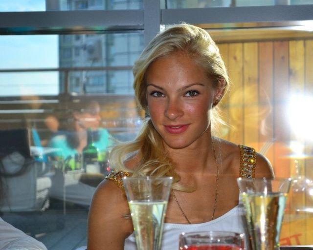 A Cute Blonde Bombshell who Is a Serious Sports Athlete