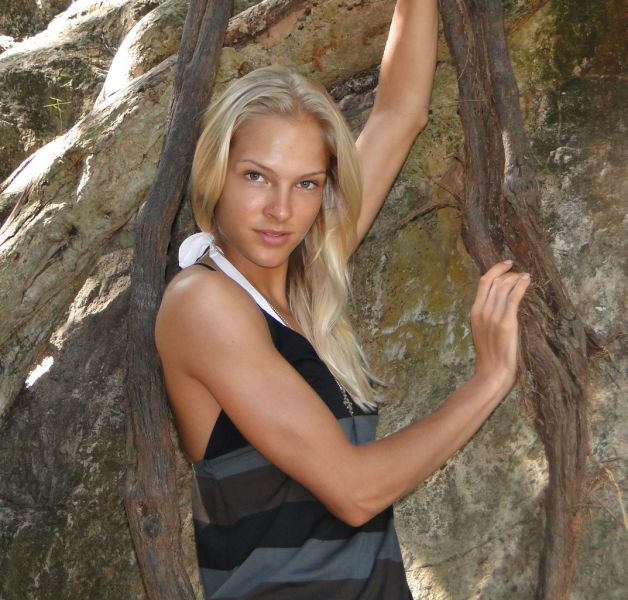 A Cute Blonde Bombshell who Is a Serious Sports Athlete