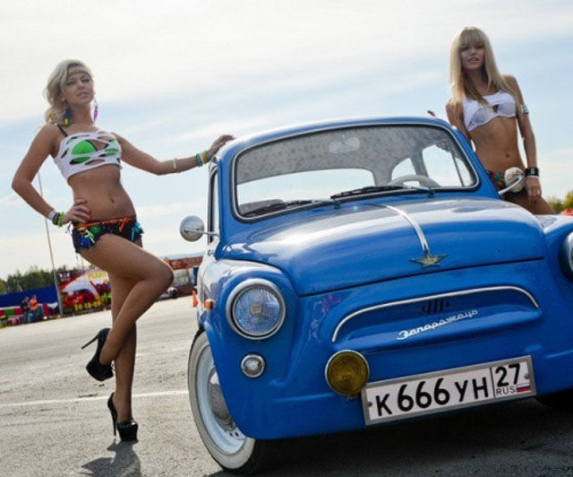 Sexy Girls and Cars Are a Match Made in Heaven