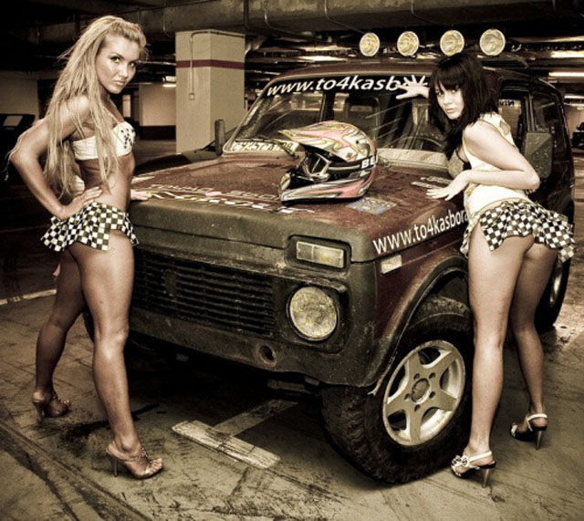 Sexy Girls and Cars Are a Match Made in Heaven