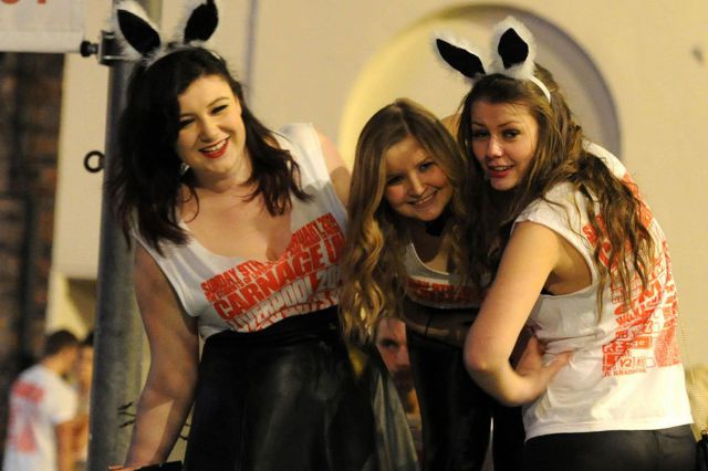 Students Unite for Drunken Debauchery in Liverpool