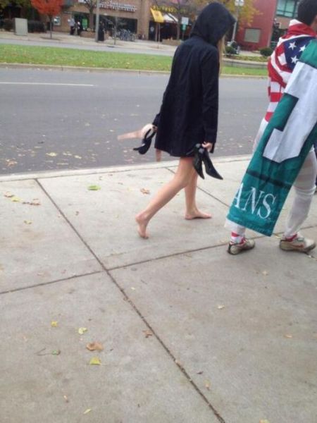 This Is What the Walk of Shame Actually Looks Like
