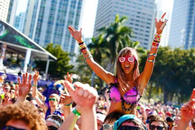 Many Beautiful Babes from the Ultra Music Festival