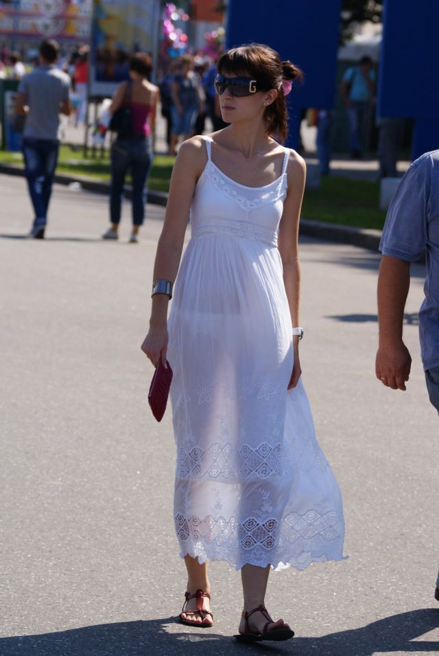 Ladies in See-Through Dresses