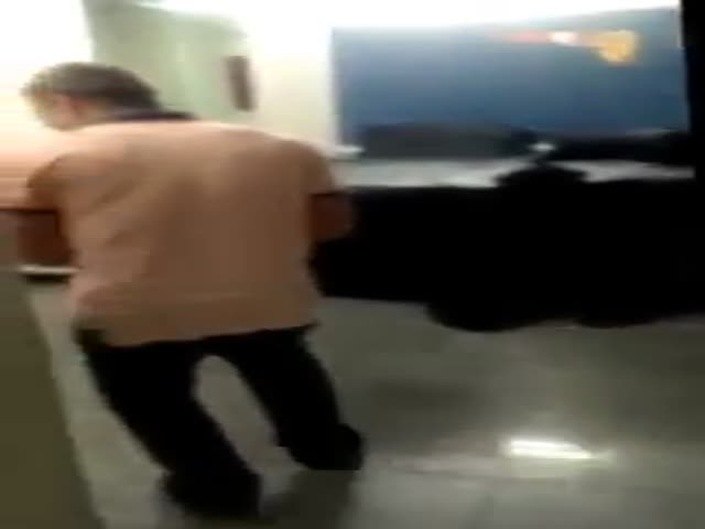 When a Drunk Student Gets His Hands on a Fire Extinguisher... 