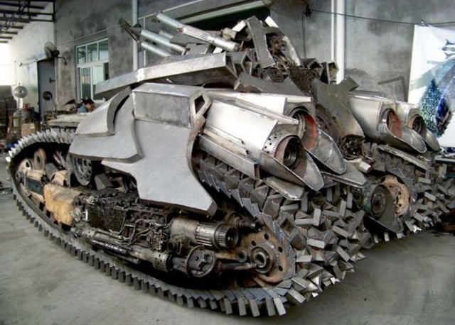 An Incredible Homebuilt Transformers Megatron Tank