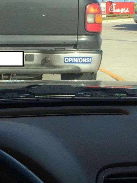 Hilarious Bumper Stickers
