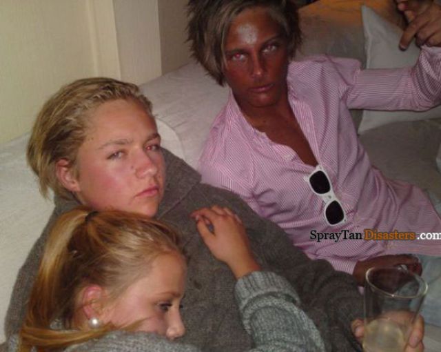 Excellent Examples of Spray Tanning Overkill