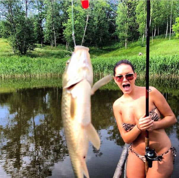 Sexy Girls Make Fishing Less Boring