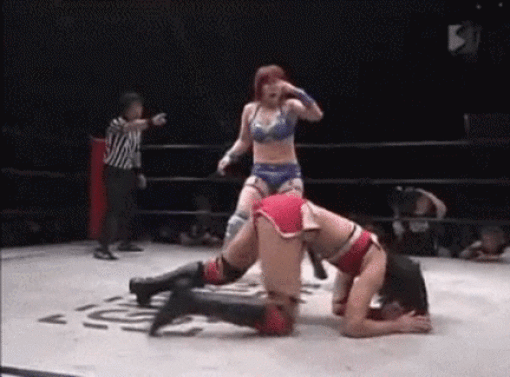 Japanese Female Wrestlers Are Ferocious Who Like To Hit Hard