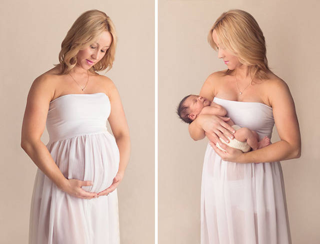 Awesome Photos Before And After Giving Birth